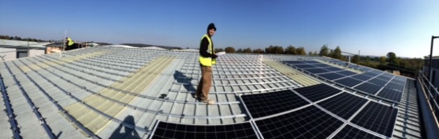 New solar installation at Unit 11