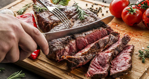 MARCH: Vegan Rare Beef Steak